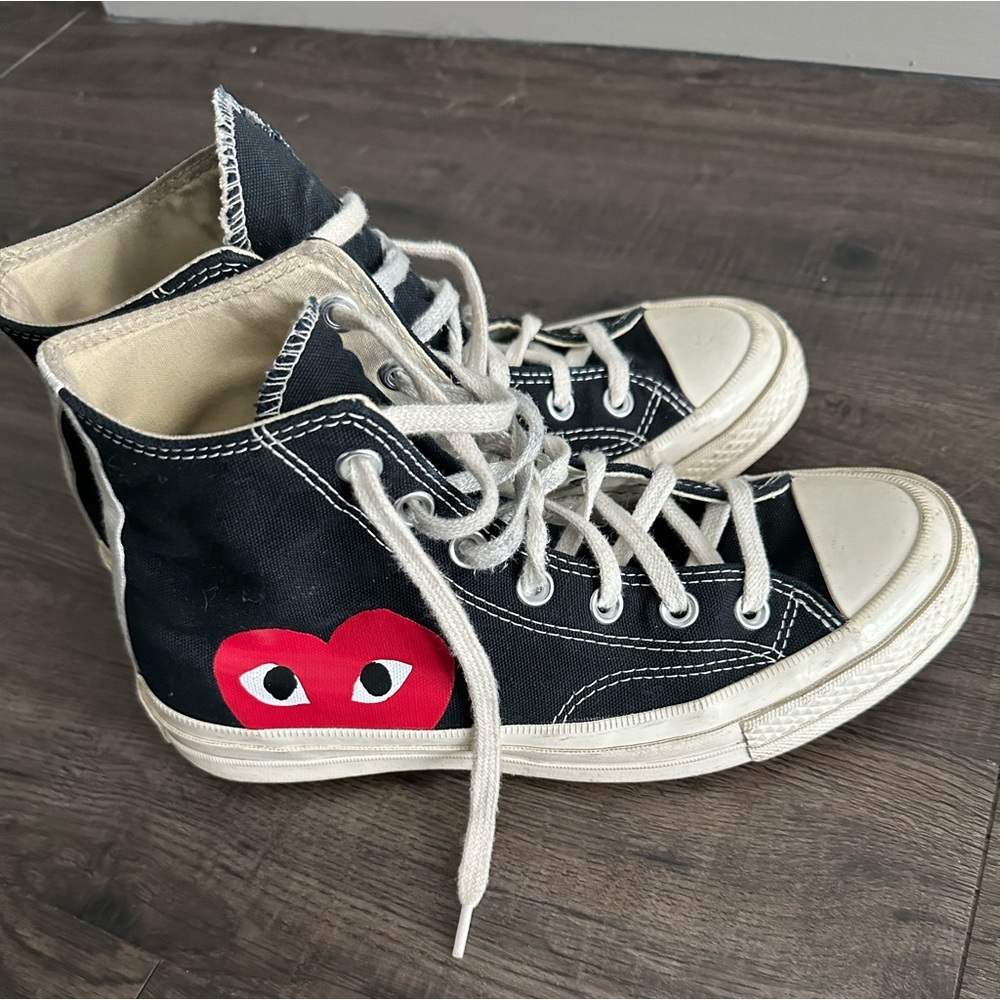 Black cdg converse